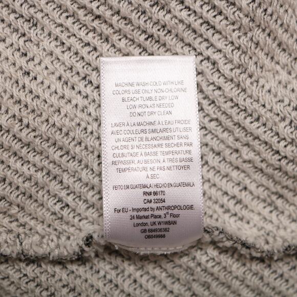 Saturday Sunday Anthropologie Rehearsal Cropped Hoodie Sweatshirt Gray Size L - Picture 9 of 11